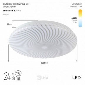 Накладной светильник Эра Slim SPB-6 Slim 8 24-4K в Игриме - igrim.ok-mebel.com | фото 2