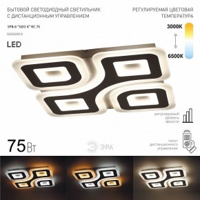 Накладной светильник Эра  SPB-6 GEO 4 RC 75 в Игриме - igrim.ok-mebel.com | фото 2
