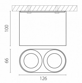Накладной светильник Lightstar Rullo 213466 в Игриме - igrim.ok-mebel.com | фото 4