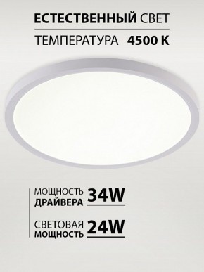 Накладной светильник Natali Kovaltseva PLAIN LED LAMPS 81113/3C в Игриме - igrim.ok-mebel.com | фото 3