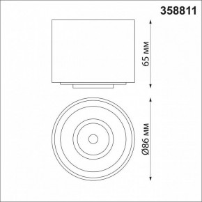 Накладной светильник Novotech Gesso 358811 в Игриме - igrim.ok-mebel.com | фото 7