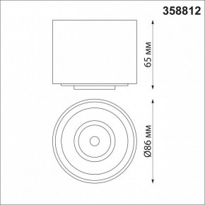 Накладной светильник Novotech Gesso 358812 в Игриме - igrim.ok-mebel.com | фото 7