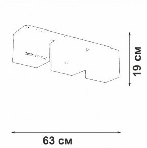Накладной светильник Vitaluce V2879 V2879-1/3PL в Игриме - igrim.ok-mebel.com | фото 3