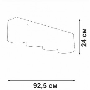Накладной светильник Vitaluce V2881 V2881-1/4PL в Игриме - igrim.ok-mebel.com | фото 3