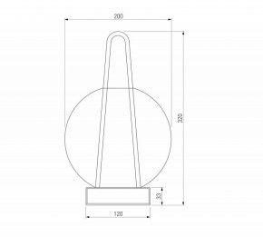 Настольная лампа декоративная Eurosvet Frasco 80507/1 черный в Игриме - igrim.ok-mebel.com | фото 3