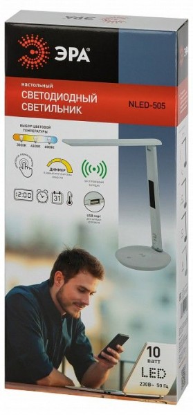 Настольная лампа офисная Эра  NLED-505-10W-W в Игриме - igrim.ok-mebel.com | фото 5