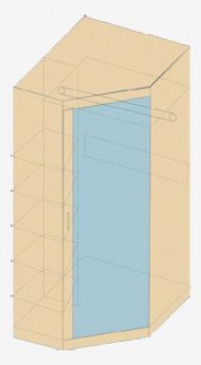 НИКА Н7 Шкаф угловой с зеркалом в Игриме - igrim.ok-mebel.com | фото 3