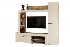 НИКОЛЬ Гостиная (Дуб крафт серый/софт айвори) в Игриме - igrim.ok-mebel.com | фото