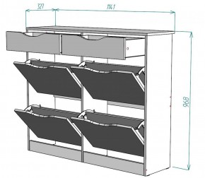 Обувница W26 в Игриме - igrim.ok-mebel.com | фото 2