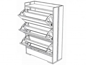 Обувница Ямайка ЯПТ-1 Ясень шимо в Игриме - igrim.ok-mebel.com | фото 2