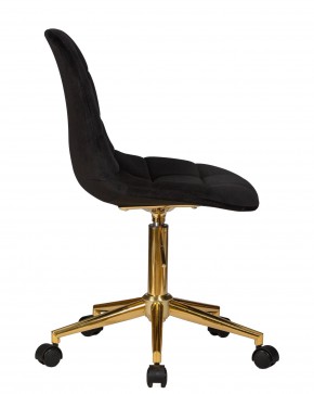 Офисное кресло для персонала DOBRIN MONTY GOLD, чёрный велюр (MJ9-101) в Игриме - igrim.ok-mebel.com | фото 3