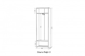 ОЛЬГА-ЛОФТ 3 Шкаф 2-х створчатый в Игриме - igrim.ok-mebel.com | фото 3