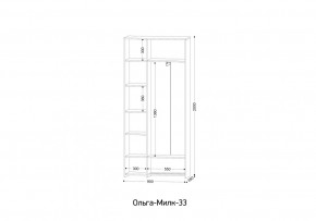 ОЛЬГА-МИЛК 33 Шкаф 3-х створчатый в Игриме - igrim.ok-mebel.com | фото 2