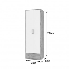 ОЛИВИЯ Детская (модульная) дуб серый/белый в Игриме - igrim.ok-mebel.com | фото 17