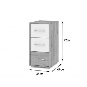 ОЛИВИЯ Детская (модульная) дуб серый/белый в Игриме - igrim.ok-mebel.com | фото 5