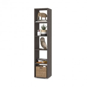 ОЛИВИЯ О55 Стеллаж (анкор темный) в Игриме - igrim.ok-mebel.com | фото