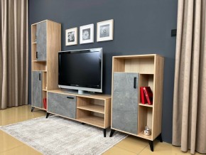 ОСКАР TRIO Гостиная (дуб золотой/каспий темный) в Игриме - igrim.ok-mebel.com | фото 3