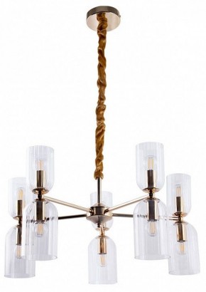 Подвесная люстра Arte Lamp Charm A1623LM-10GO в Игриме - igrim.ok-mebel.com | фото