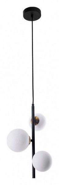 Подвесная люстра Arte Lamp Gemini A2243SP-3BK в Игриме - igrim.ok-mebel.com | фото 2