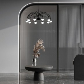 Подвесная люстра Eurosvet Ragno 90034/10 LED черный в Игриме - igrim.ok-mebel.com | фото 4
