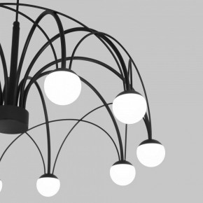 Подвесная люстра Eurosvet Ragno 90034/10 LED черный в Игриме - igrim.ok-mebel.com | фото 6
