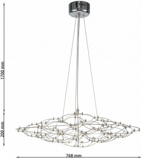 Подвесная люстра Favourite Thinner 4305-8P в Игриме - igrim.ok-mebel.com | фото 5