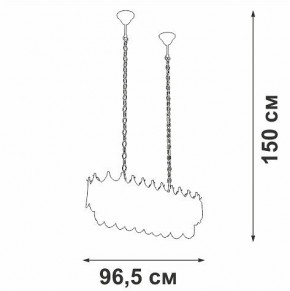 Подвесная люстра Vitaluce V58120 V58120-8/11 в Игриме - igrim.ok-mebel.com | фото 3