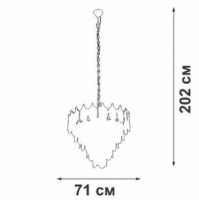 Подвесная люстра Vitaluce V5813 V5813-8/17 в Игриме - igrim.ok-mebel.com | фото 3