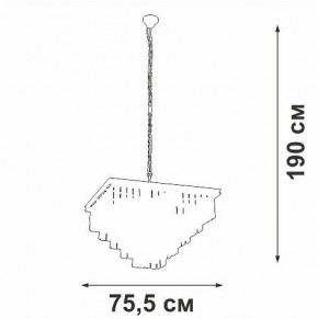 Подвесная люстра Vitaluce V5818 V5818-8/13 в Игриме - igrim.ok-mebel.com | фото 5