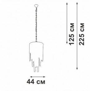 Подвесная люстра Vitaluce V5885 V5885-9/7 в Игриме - igrim.ok-mebel.com | фото 3