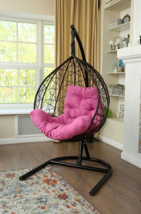 Подвесное кресло Бароло (коричневый/розовый) в Игриме - igrim.ok-mebel.com | фото