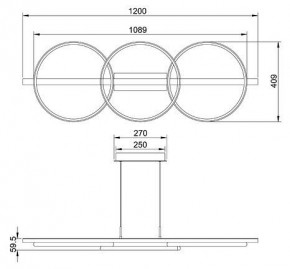 Подвесной светильник Arte Lamp Fluido A3913SP-24BK в Игриме - igrim.ok-mebel.com | фото 3