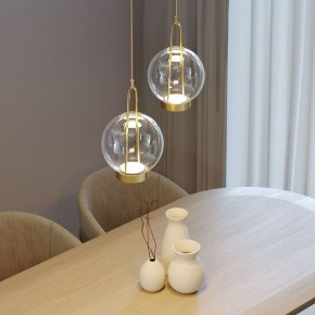 Подвесной светильник Eurosvet Frasco 50267/1 LED латунь в Игриме - igrim.ok-mebel.com | фото 4
