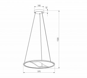 Подвесной светильник Eurosvet Occhio 40027/1 LED серый в Игриме - igrim.ok-mebel.com | фото 5