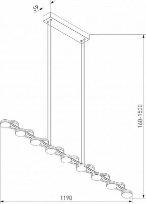 Подвесной светильник Eurosvet Tapioca 90332/17 черный в Игриме - igrim.ok-mebel.com | фото 6