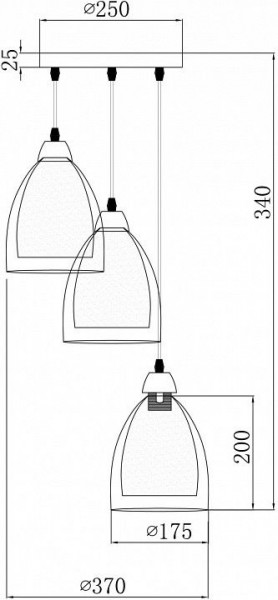 Подвесной светильник Freya Astery FR5375PL-03CH1 в Игриме - igrim.ok-mebel.com | фото 4