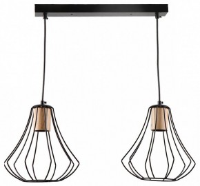 Подвесной светильник Imex MD.9050 MD.9050-2-P-BK+WOOD в Игриме - igrim.ok-mebel.com | фото