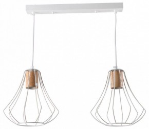 Подвесной светильник Imex MD.9052 MD.9052-2-P-WH+WOOD в Игриме - igrim.ok-mebel.com | фото