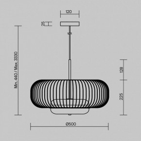 Подвесной светильник Maytoni Levitation MOD376PL-L30G3K в Игриме - igrim.ok-mebel.com | фото 5