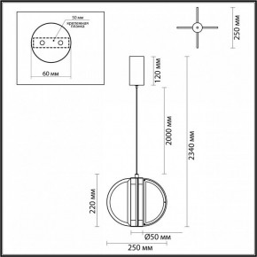 Подвесной светильник Odeon Light Toscana 5447/12L в Игриме - igrim.ok-mebel.com | фото 5