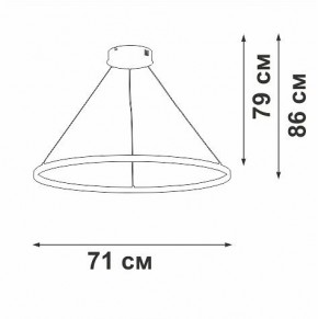 Подвесной светильник Vitaluce V2516 V2516-8/3S в Игриме - igrim.ok-mebel.com | фото 3