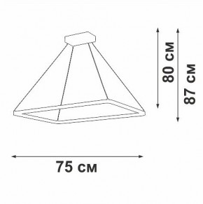 Подвесной светильник Vitaluce V2704 V2704-9/1S в Игриме - igrim.ok-mebel.com | фото 3