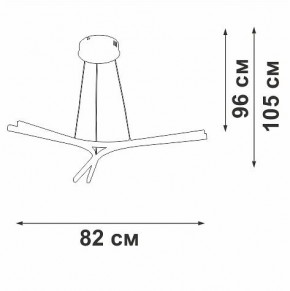 Подвесной светильник Vitaluce V2708 V2708-0/3S в Игриме - igrim.ok-mebel.com | фото 3