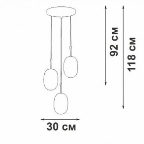 Подвесной светильник Vitaluce V28210 V28210-1/3S в Игриме - igrim.ok-mebel.com | фото 5