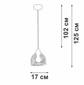 Подвесной светильник Vitaluce V2854 V2854-1/1S в Игриме - igrim.ok-mebel.com | фото 5