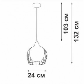 Подвесной светильник Vitaluce V2859 V2859-1/1S в Игриме - igrim.ok-mebel.com | фото 4