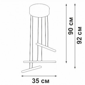 Подвесной светильник Vitaluce V3046 V3046-1/3S в Игриме - igrim.ok-mebel.com | фото 5