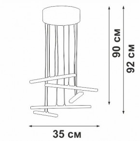 Подвесной светильник Vitaluce V3046 V3046-1/5S в Игриме - igrim.ok-mebel.com | фото 5