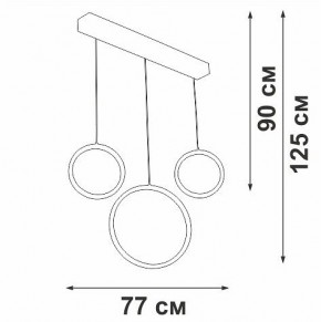Подвесной светильник Vitaluce V3050 V3050-0/3S в Игриме - igrim.ok-mebel.com | фото 5