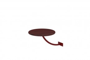 Полка прикроватная круглая (МилСон) в Игриме - igrim.ok-mebel.com | фото 8